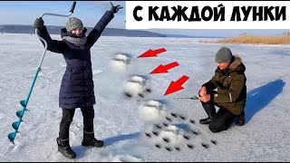 Когда с женой на рыбалке! ЗИМНИЙ КЛЁВ ПЛОТВЫ и ГУСТЕРЫ на ВОДОХРАНИЛИЩЕ