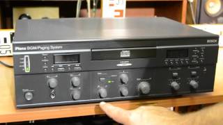 BOSCH Plena BGM/Paging System Amplifier CD player Tuner - service required