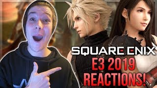 Square Enix E3 2019 Reactions - Final Fantasy VII Remake, KH3, Avengers - TheGamersJoint