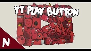 YouTube play button doodle! | Copic marker illustration