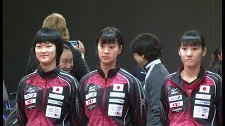 【ダイジェスト】世界ジュニア卓球選手権 女子団体準々決勝  日本vs台湾