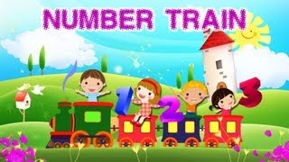 Number Train for kids