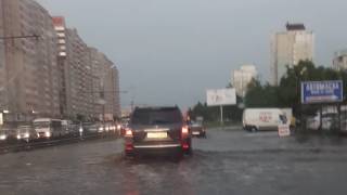 Потоп в Барнауле на ул.Попова/Павловский тракт 20.06.2017