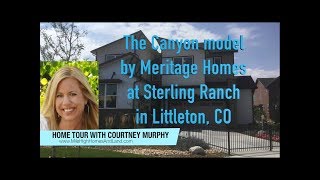 New Homes in Littleton Colorado - The Canyon Model by Meritage Homes at Sterling Ranch