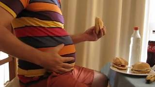 FEEDING SESSION with BURGERS and COKE! (burps included)