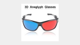 3D Анаглиф очки пластик (3D Anaglyph Glasses) tinydeal.com
