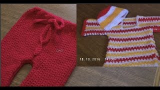 Вяжем штанишки крючком