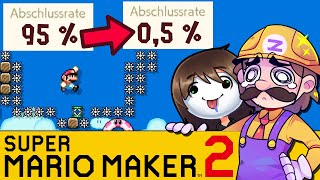 Von "Leicht" bis "Sehr Schwer"! | SUPER MARIO MAKER 2 Coop