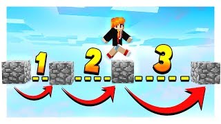 TEACHING MY SISTER HOW TO PARKOUR in MINECRAFT!