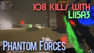 108 KILLS WITH THE L115A3 in PHANTOM FORCES!! (roblox)