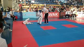 киокушин.Х Чемпионат полтава 22.09.18  четвёртый бой нокаут