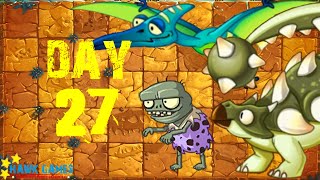 Plants vs Zombies 2 - Jurassic Marsh - Day 27 [Last Stand II] No Premium