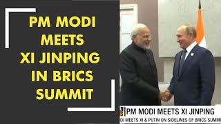 PM Modi meets Xi Jinping in BRICS summit