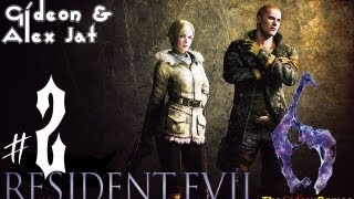 Прохождение Resident Evil 6: Джейк. Co-op: Gideon & Alex Jat - Часть 2 (Здоровяк)