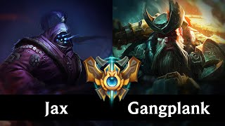 JAX vs GANGPLANK (TOP) /// Korea Challenger /// Patch 8.1 /// Season 8
