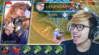 NEW BUILD LANCELOT BLADE OF DESPAIR EASY LEGENDARY - MOBILE LEGENDS INDONESIA