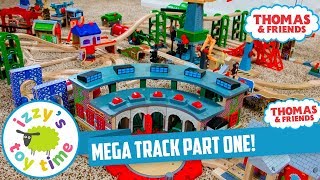 Thomas and Friends MEGA TRACK PART ONE! Fun Toy Trains  with Brio and Thomas Train
