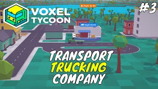 Three cities interconnected for freight || Voxel Tycoon || #3   simulation