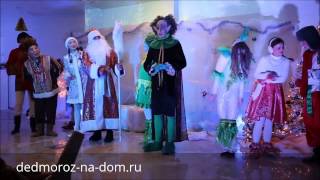 Новогодняя сказка для детей! Дед Мороз, Снегурочка и дополнительные персонажи.