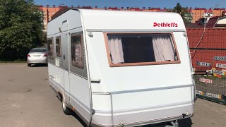 Обзор каравана, прицепа-дачи, автодома, жилого прицепа Dethleffs
