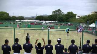 2015 九州高校総体 ソフトテニス 男子団体戦 塩田工業－都城商業