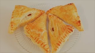 Слойки с яблоками из готового слоеного теста