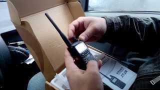 Рация Zastone ZT-2R (типа Yaesu VX-2R)) - распаковка