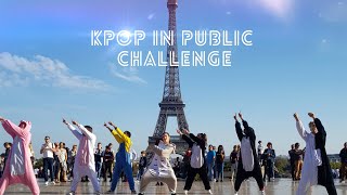 [DANCING TO KPOP IN PUBLIC PARIS] BTS - GO GO dance cover by RISIN' CREW from France (kigurumi ver.)