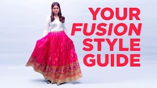 D.I.Y. Styling | How To Pair a White Shirt with a Lehenga | StyleIndi