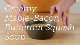 Cremy Maple-Bacon Butternut Squash Soup