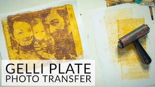 Gelli Plate Printing | Photo Transfer Technique | Zart Art