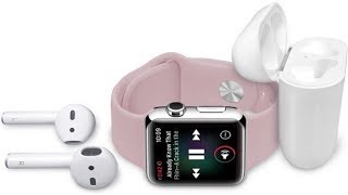 Распаковка Apple AirPods / Распаковка Apple Watch Series 3 Rose gold / Unboxing Apple AirPods