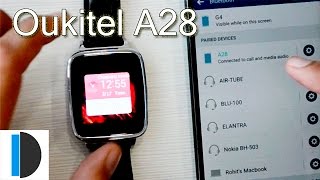 Oukitel A28 Smart Watch Unboxing And Hands On Review [Works With Android And iOS]