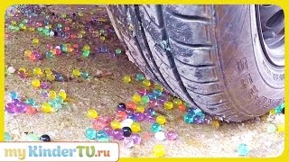 КРАШ ТЕСТ ШАРИКОВ ОРБИЗ! ДАВИМ МАШИНОЙ, БЬЕМ МОЛОТКОМ!