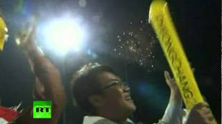 Pyeongchang 2018: Video of Olympics celebrations in South Korea