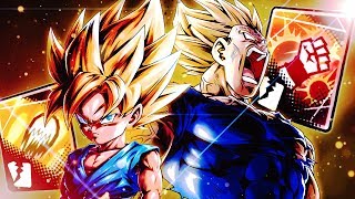 GT GOKU BEATS BROLY?! SAIYAN TEAM DUO! Dragon Ball DB Legends