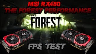 MSI RX480 8GB THE FOREST FPS | i5 6500