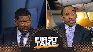Jalen Rose challenges Stephen A. Smith with take on Warriors' injuries | First Take | ESPN