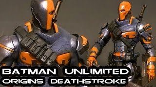 Batman Unlimited Arkham Origins DEATHSTROKE Figure Review