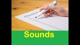 Write on Paper with Marker Sound Effects All Sounds