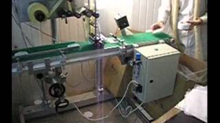Этикетировка крышек. Аппликатор Avery Dennison. Аронис, Киев
