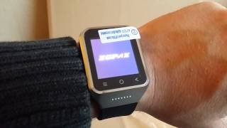 ZGPAX S8 Android 4.4 Watch Phone - Dual Core CPU, 1.54 Inch Bij Gadgets4everybody.nl