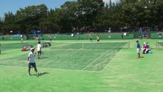 2017年 テニス男子 ダブルス  佐土原vs足利工大附 1回戦 1