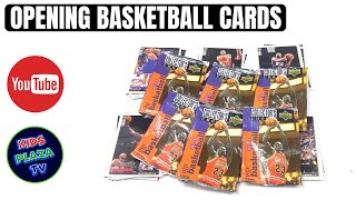 NBA cards 95-96 Upper Deck unboxing Shaq Jordan Ewing and many more