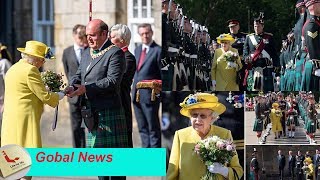The Queen is seen for first time since illness forced her to pull out of St Paul's Cathedral visit