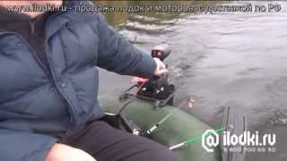 Лодочный электромотор на воде от ilodki.ru