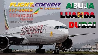 Boeing 777-200LR COCKPIT with ETHIOPIAN