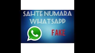 Fake Numara İle WhatsApp Kurma