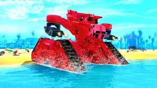 GTA 5 - SUPER ROBOT TANK!! (GTA 5 Mods)