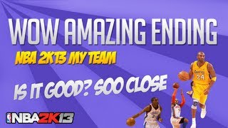 NBA 2k13 My Team, CRAZY Ending vs The Spoiled Squeakers